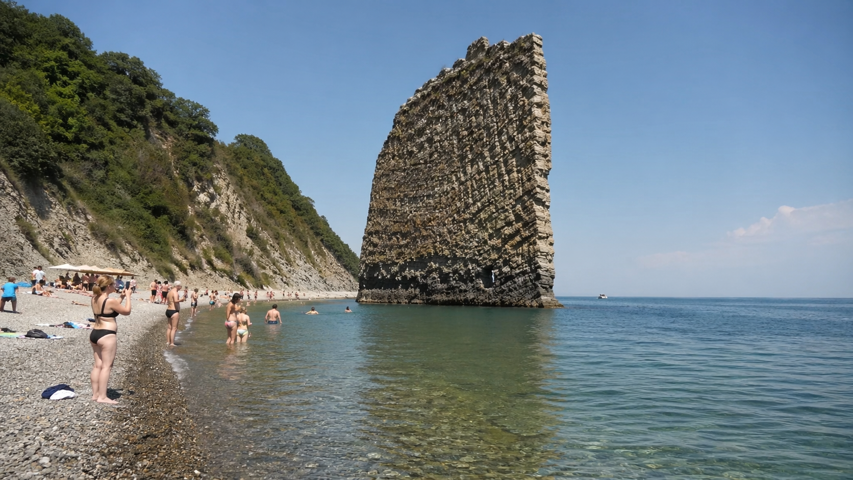 Скала Парус Прасковеевка у моря