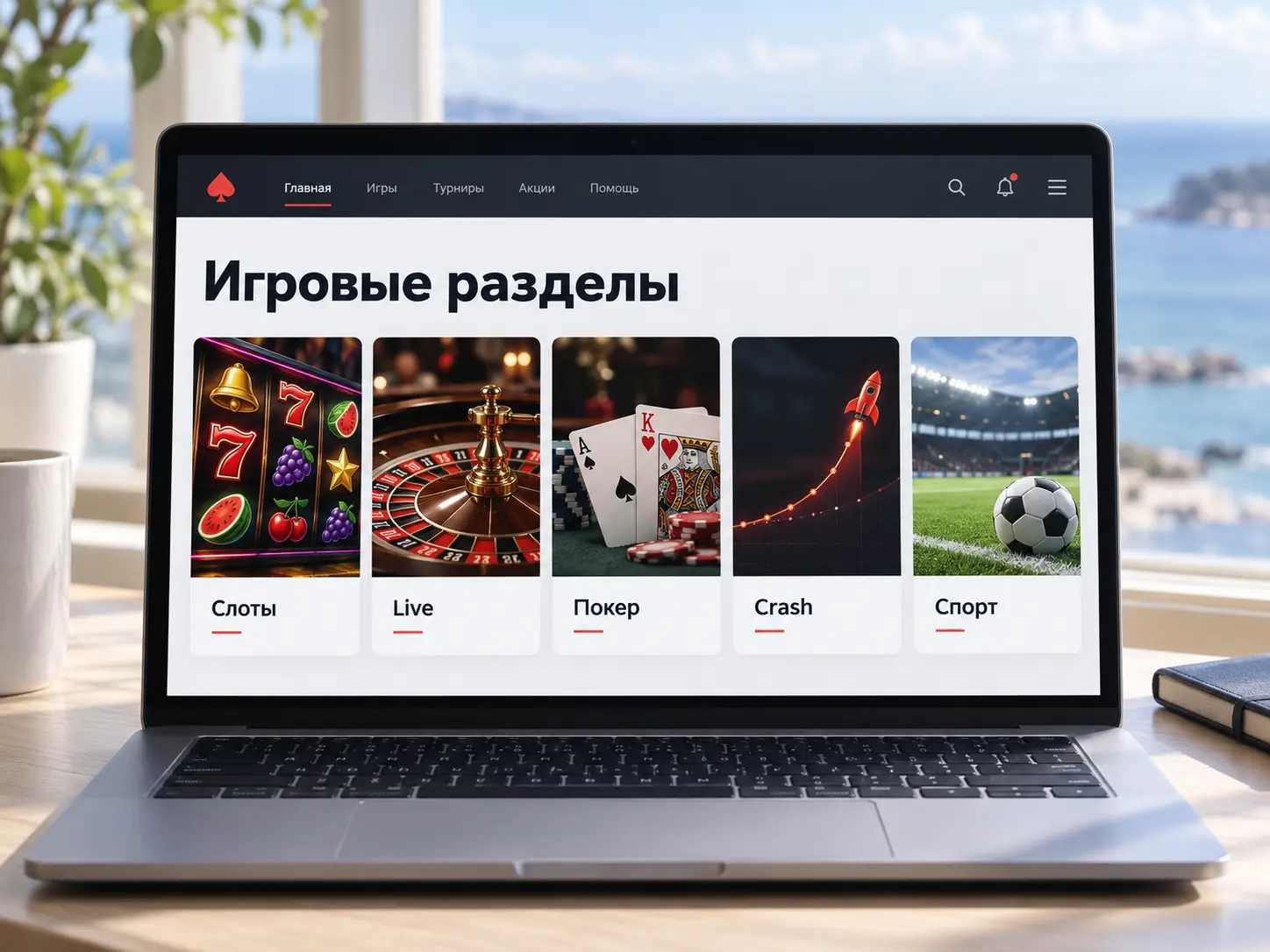 Игровые разделы Пинко