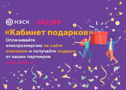 С 1 октября АО «НЭСК» впервые запустило масштабную программу поощрений «Кабинет подарков»