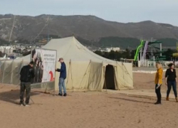 В военной палатке на берегу моря в Геленджике покажут военно-патриотические фильмы