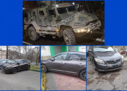 Вчера у соседей Геленджика во дворах жителей разъезжал броневик