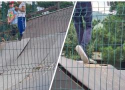 Скейт-площадка на набережной Геленджика требует капитального ремонта