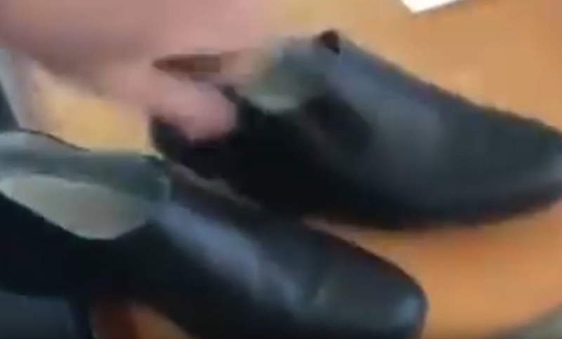 Росгвардейцы получили пластилиновую обувку