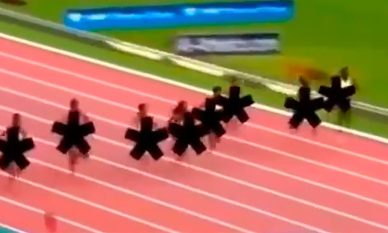 Цензура на иранском ТВ: женский забег на чемпионате по легкой атлетике